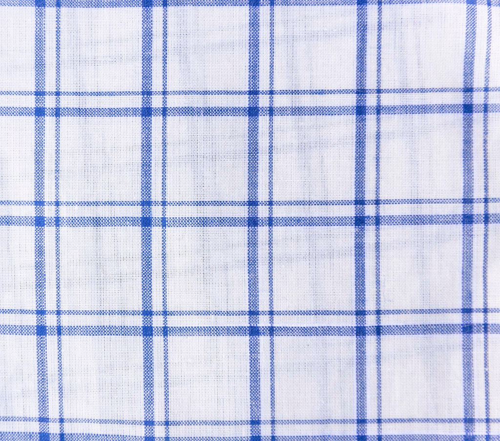 HMD -- JEANNE TOP -- BLUE ATTICUS PLAID