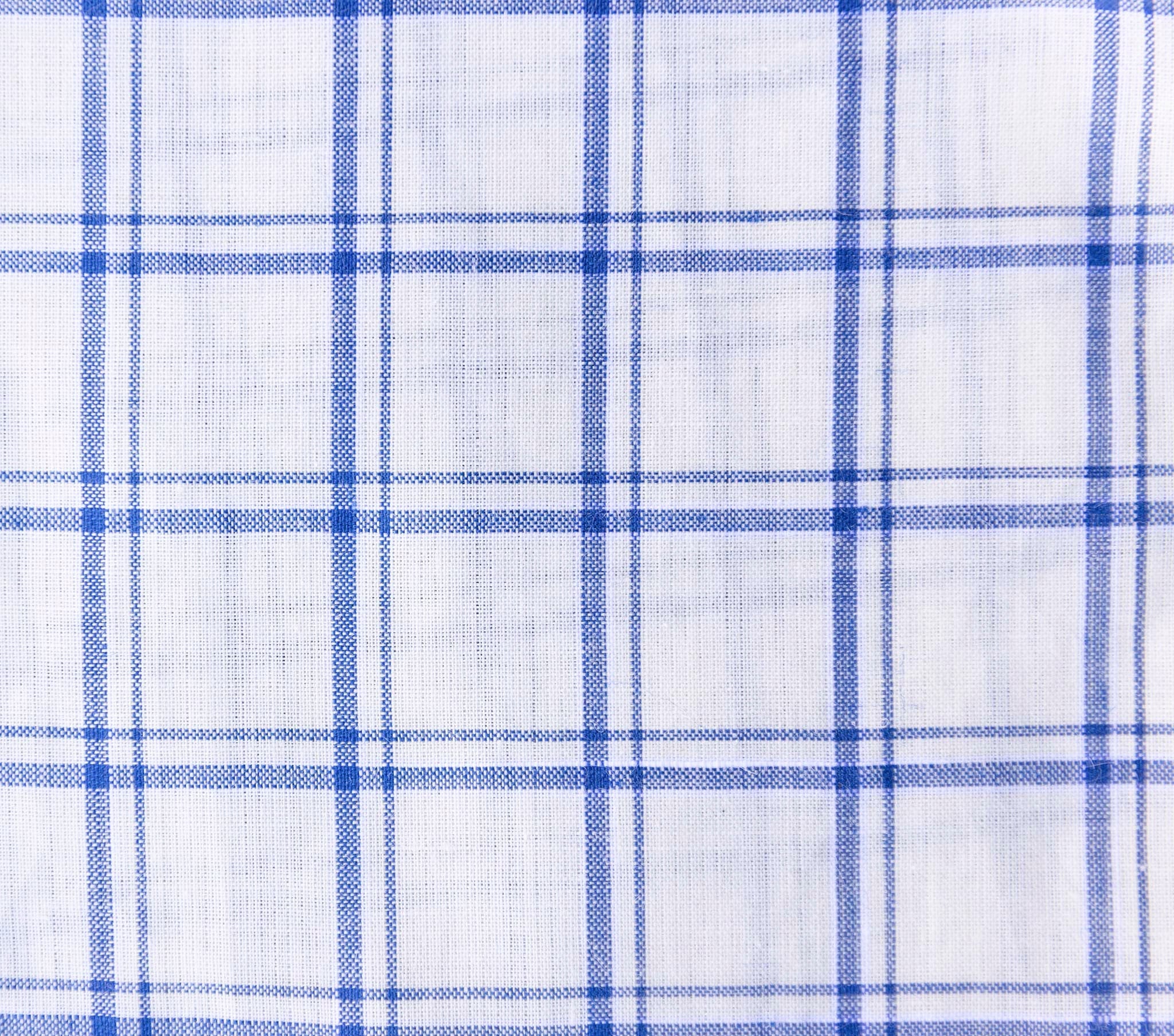 HMD -- JEANNE TOP -- BLUE ATTICUS PLAID