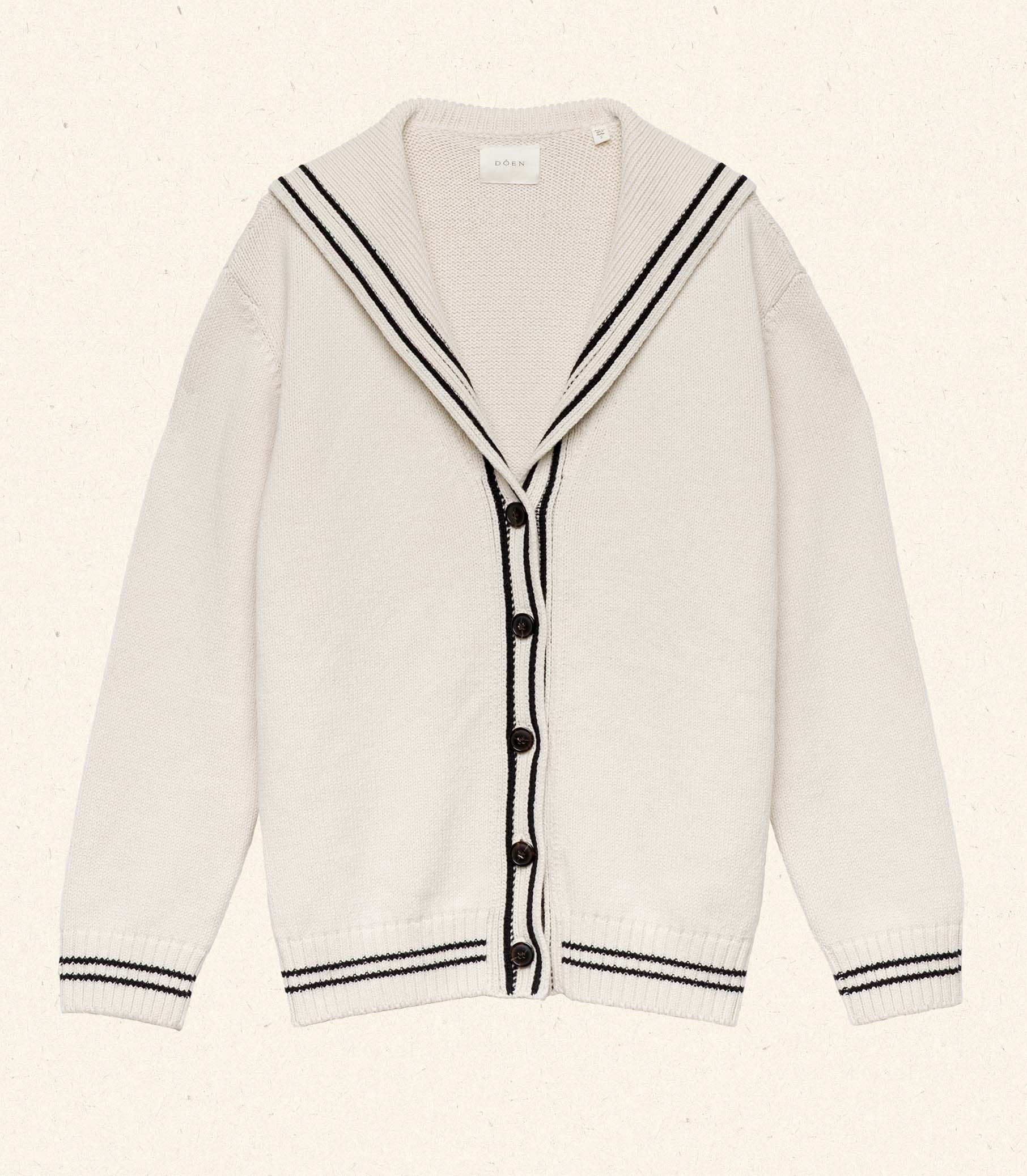 HMD -- BONAVENTURE CARDIGAN -- CREME
