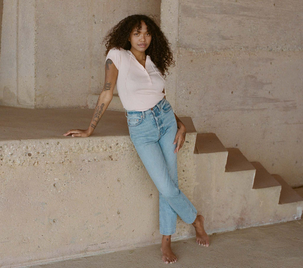 HMD -- BRIE TEE -- DEGAS PINK