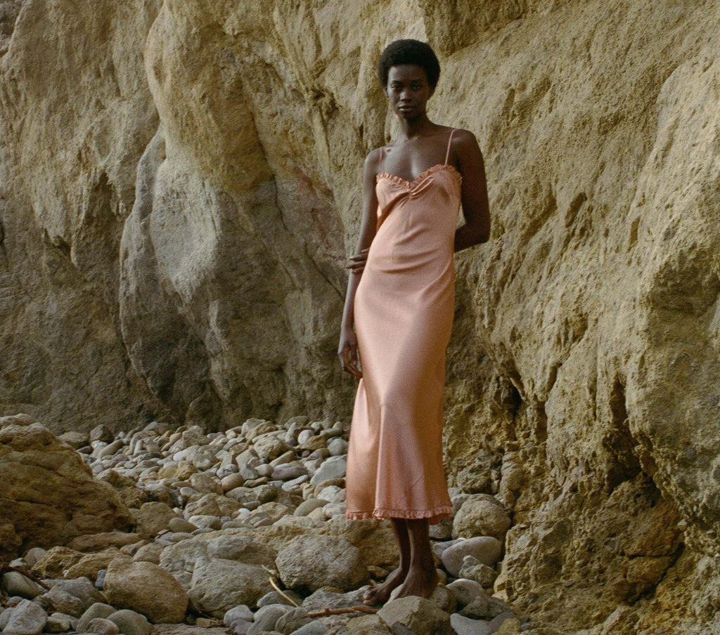 HMD -- CALSI DRESS -- PAPAYA