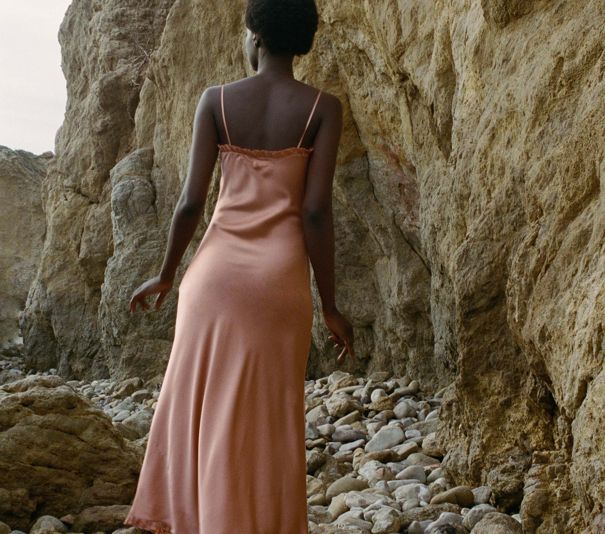 HMD -- CALSI DRESS -- PAPAYA