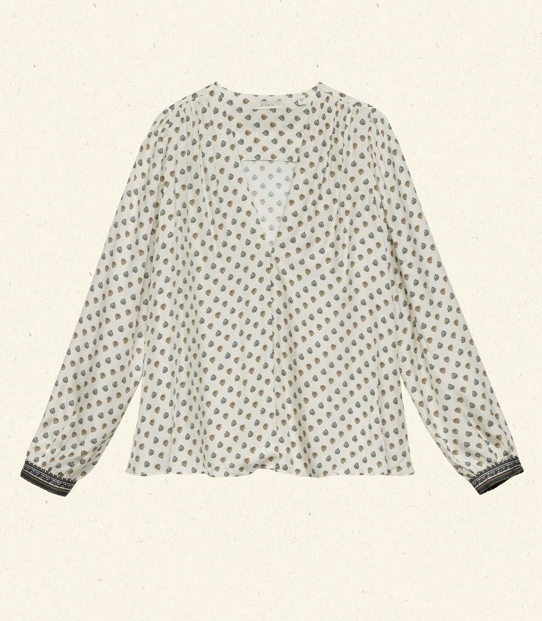 HMD -- CANDACE TOP -- RIVIERA FOULARD