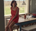 HMD -- CARINA DRESS -- SCARLET