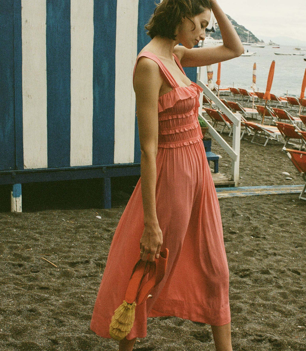 HMD -- CAROLYNN DRESS -- CORAL ROSE
