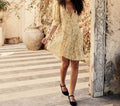 HMD -- CERES DRESS -- LILY OF THE VALLEY FLORAL