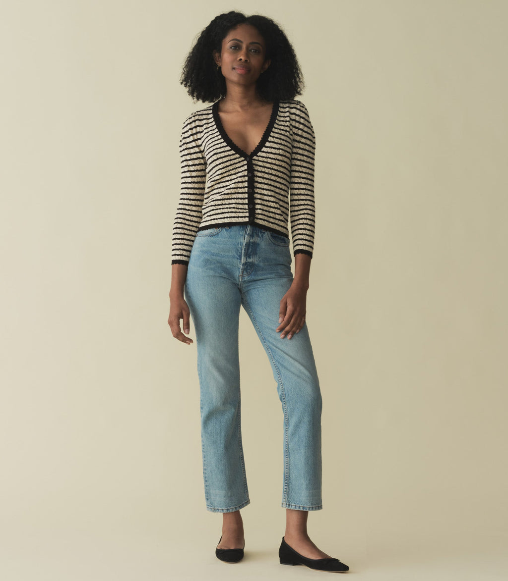 HMD -- CHANDEL CARDIGAN -- ALLAIRE STRIPE