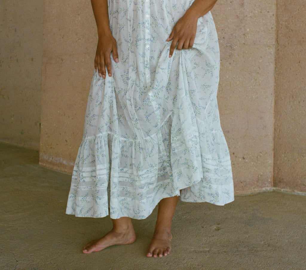 HMD -- CLARIBELLE DRESS -- BLANC BLUEBELL BALLAD