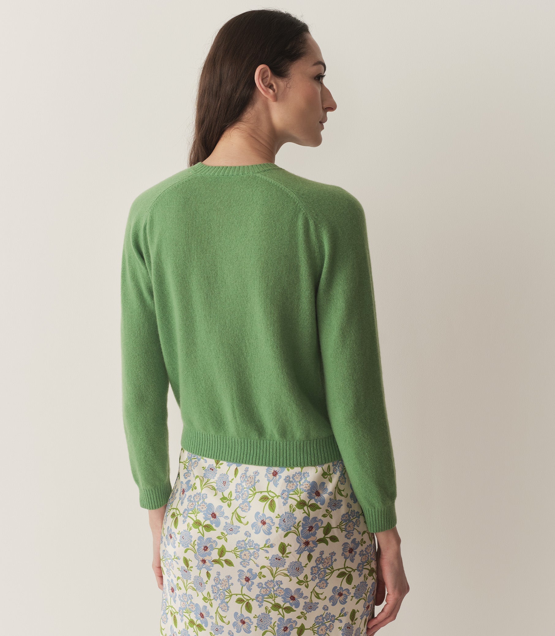 HMD -- CLAUDINE CARDIGAN -- LIGHT KELLY GREEN