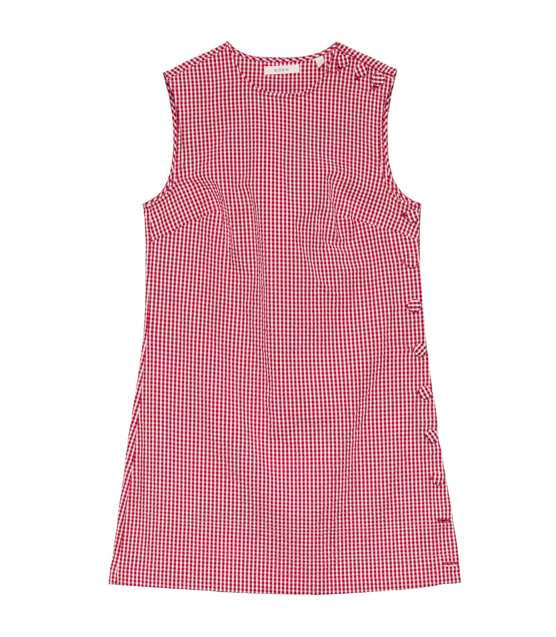 HMD -- CORALIE DRESS -- ROUGE LA MADDALENA GINGHAM