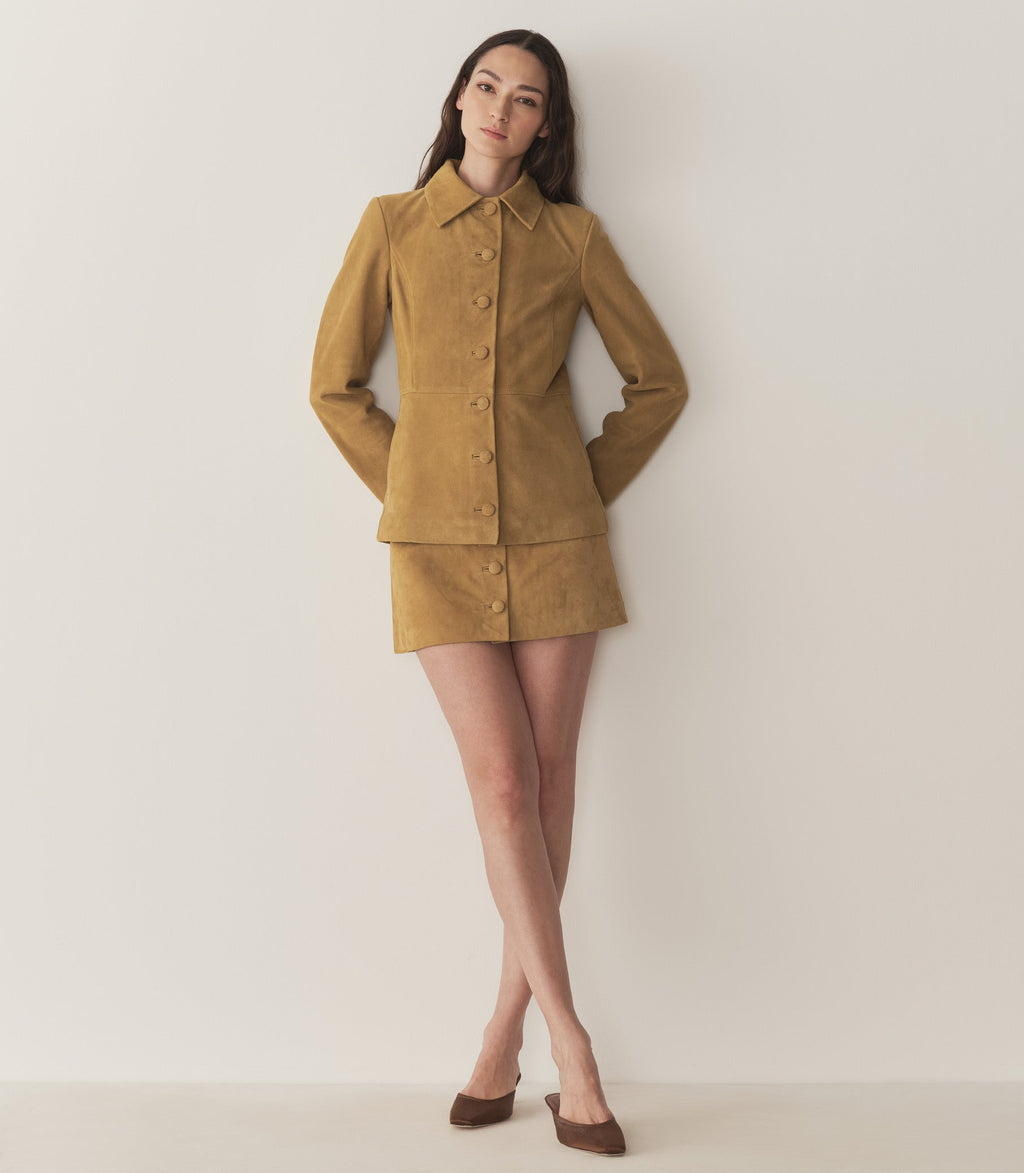 HMD -- COURTNEY SKIRT -- LIGHT CAMEL