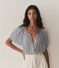 HMD -- JUNE TOP -- DAHLIA DITSY