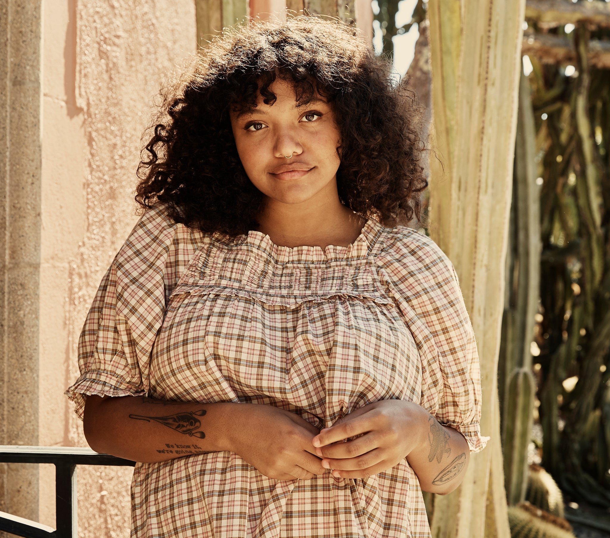 HMD -- CADIZ DRESS -- THE AUSTEN PLAID