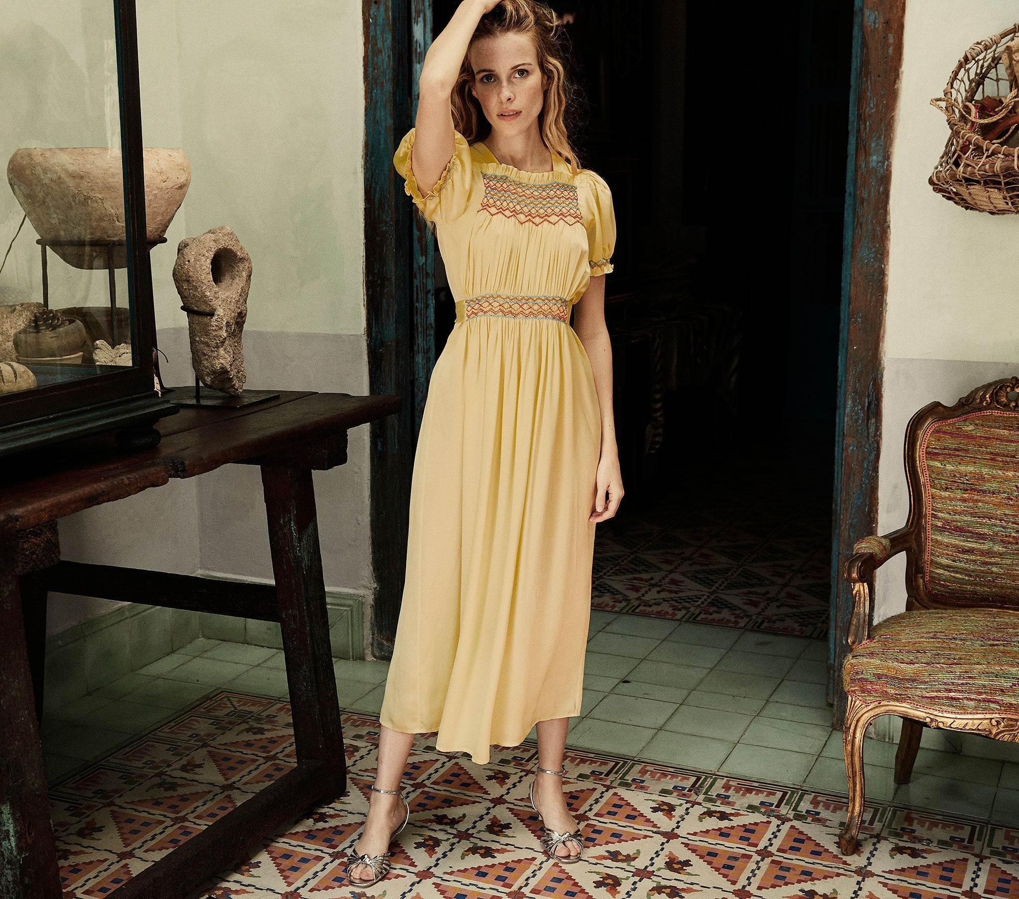 HMD -- CASTALIA DRESS -- SUNFADED YELLOW