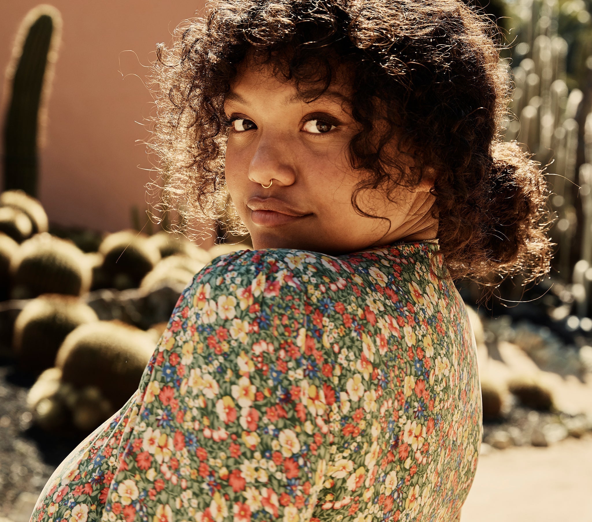 HMD -- CATSKILL DRESS -- GREEN VALLEY FLORAL