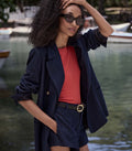 HMD -- DANTON BLAZER -- NAVY PINSTRIPE