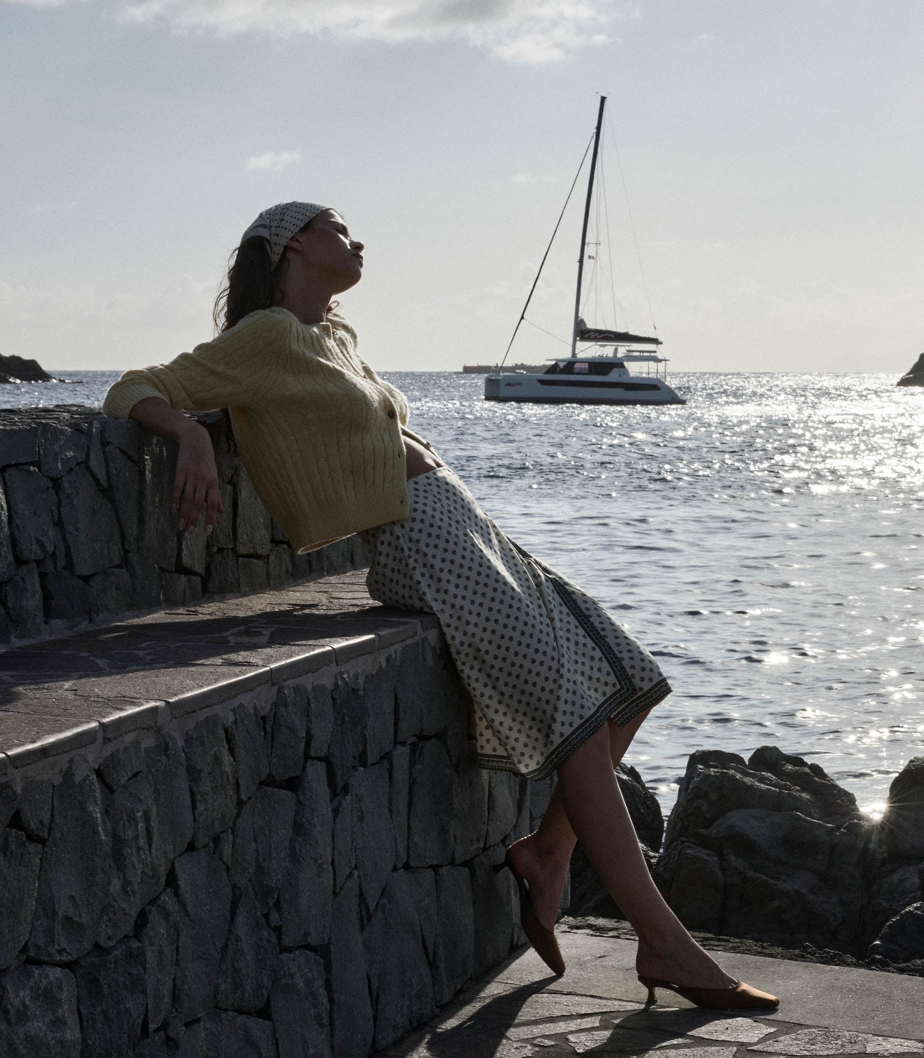 HMD -- DELIA SKIRT -- RIVIERA FOULARD