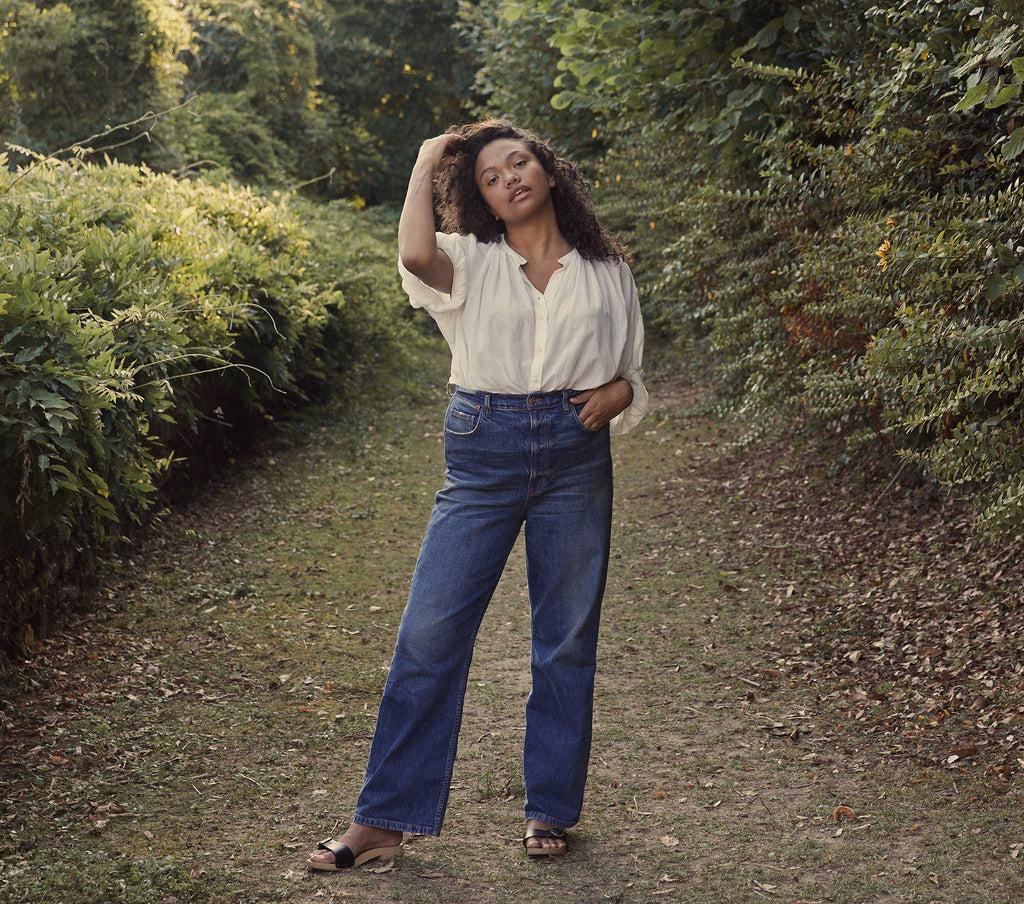 HMD -- THE JANE BLOUSE -- SALT