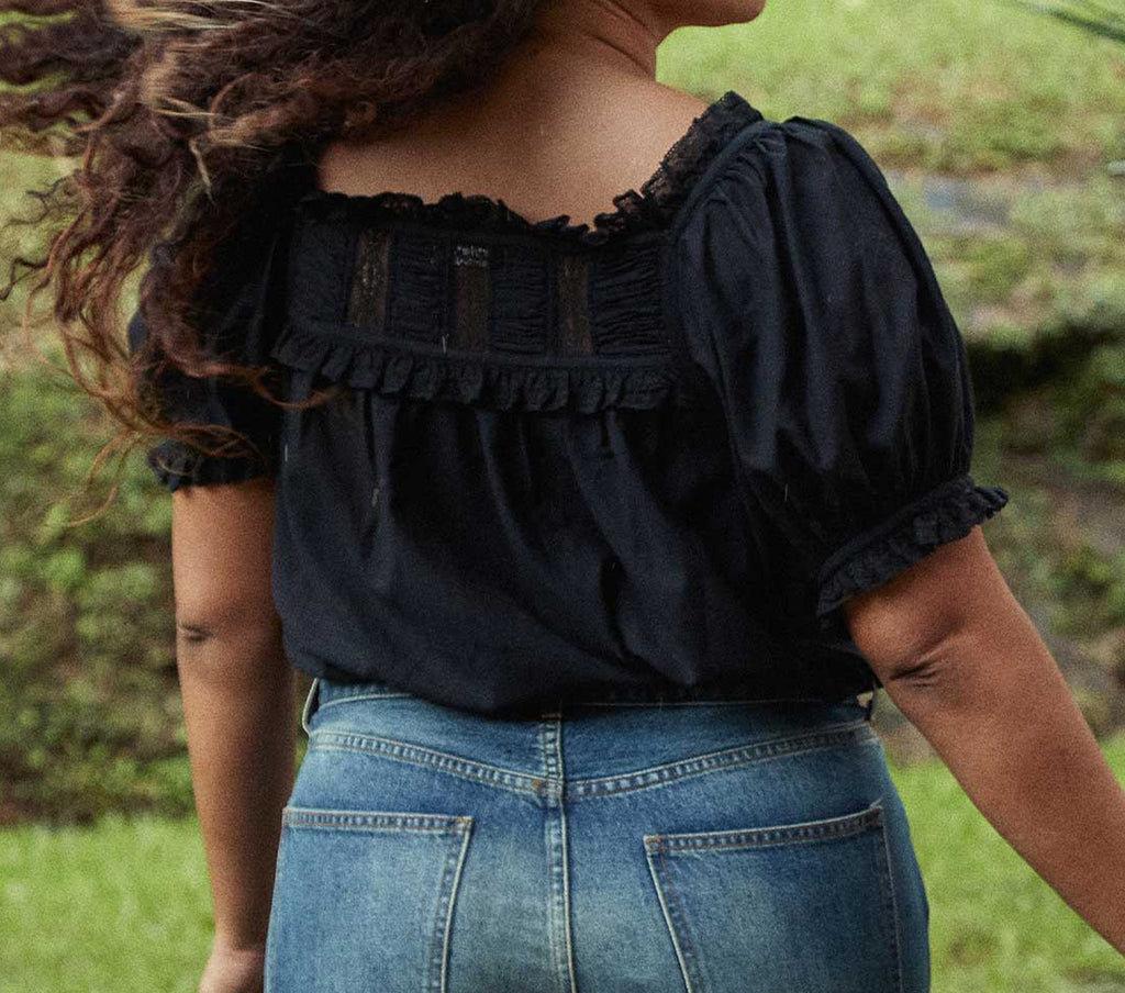 HMD -- FRANCES TOP -- BLACK