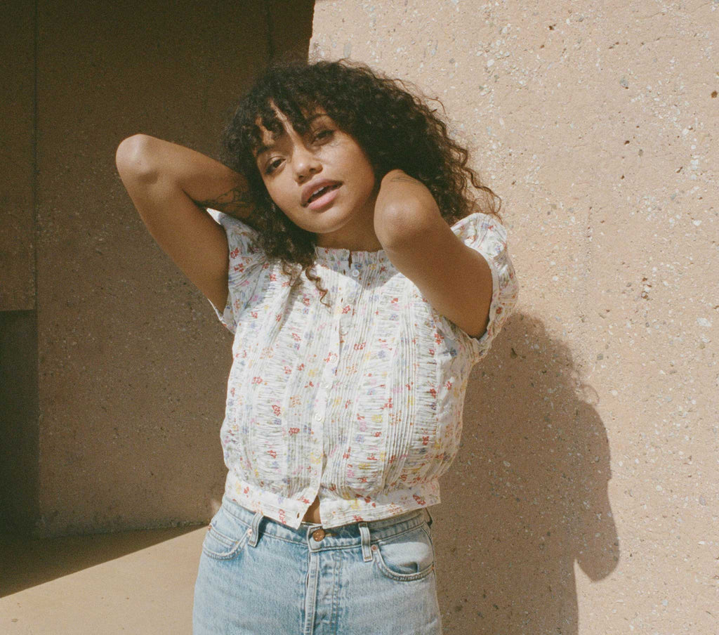 HMD -- HADARA TOP -- SPRING BOUQUET FLORAL