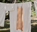 HMD -- LONG DEEP V-NECK SLIP -- SAND DOLLAR