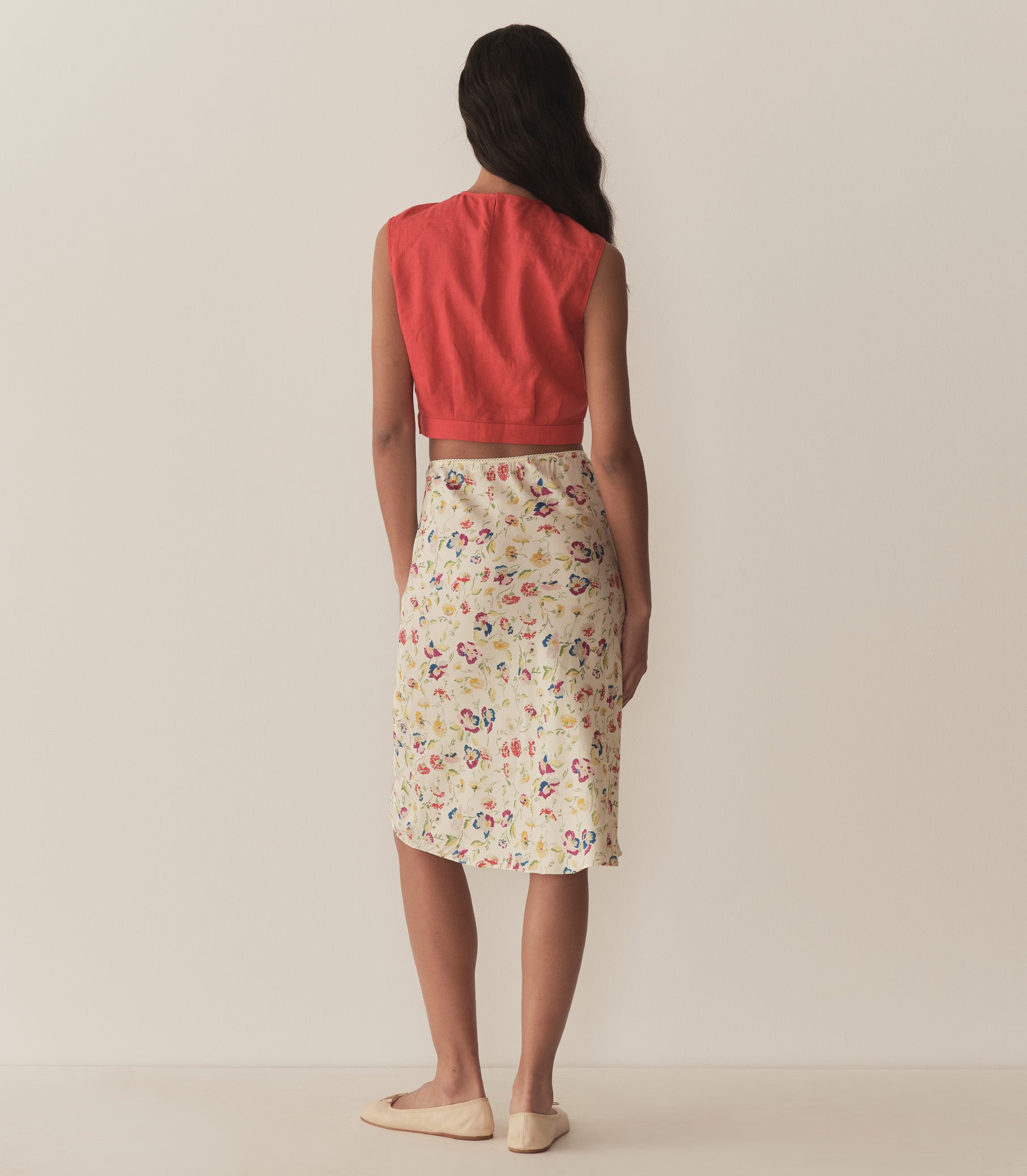 HMD -- DORIS TOP -- SCARLET