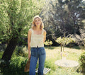 HMD -- ESTELLE TOP -- MOSS PAPILLON FLORAL