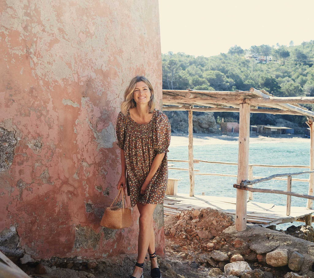 HMD -- PATRICIA DRESS -- BISTRE TASHA GARDEN