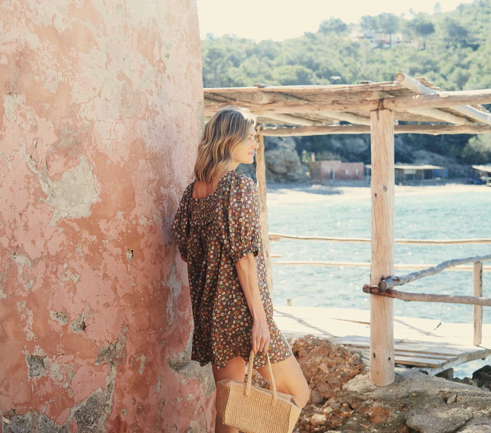 HMD -- PATRICIA DRESS -- BISTRE TASHA GARDEN