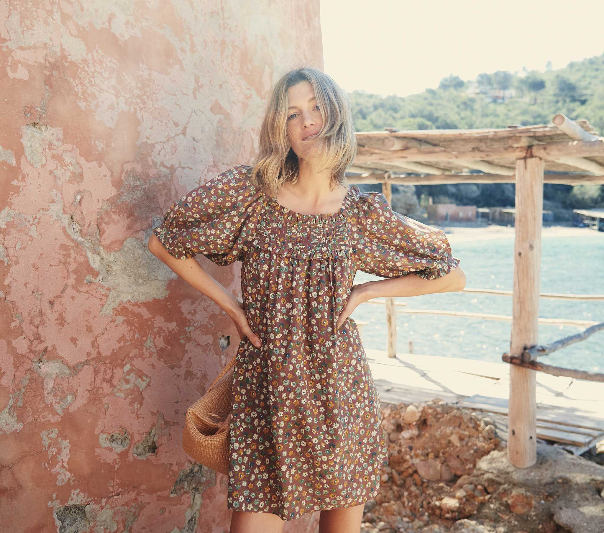 HMD -- PATRICIA DRESS -- BISTRE TASHA GARDEN
