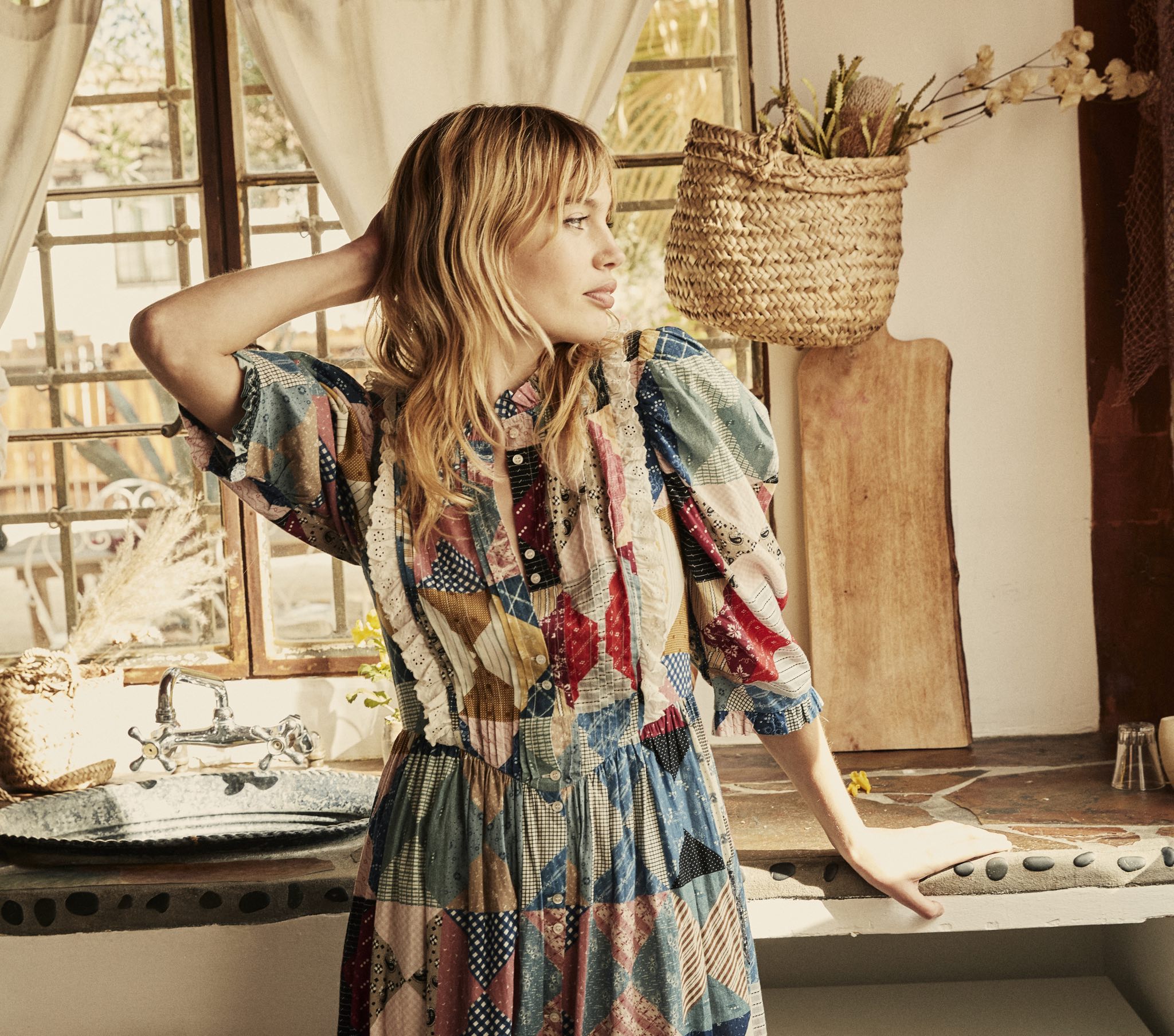 HMD -- DARBY DRESS -- PATCHWORK PRINT