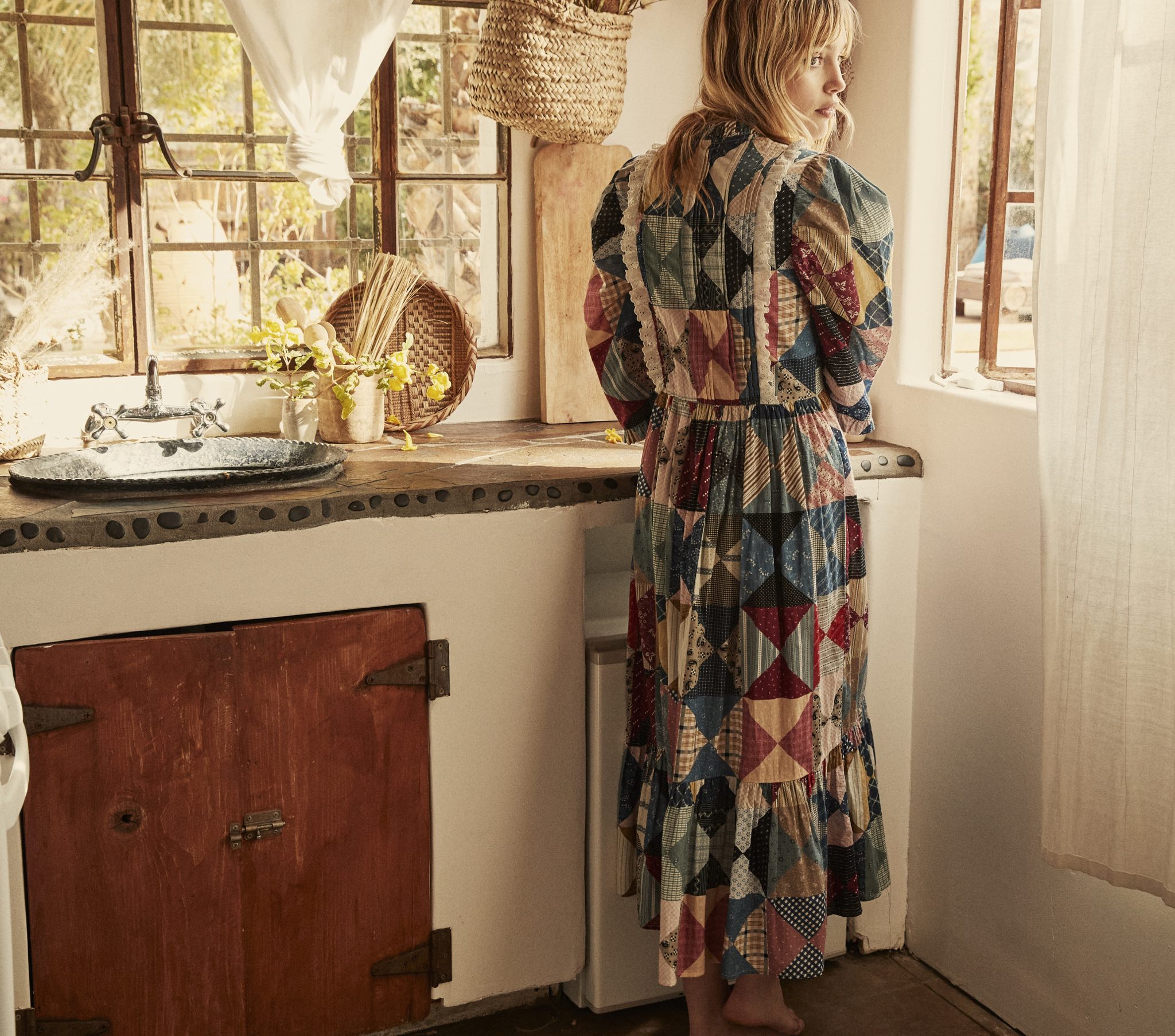 HMD -- DARBY DRESS -- PATCHWORK PRINT