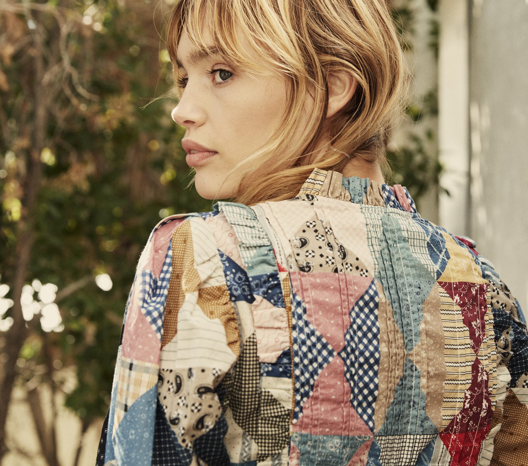 HMD -- AMADINE TOP -- PATCHWORK PRINT