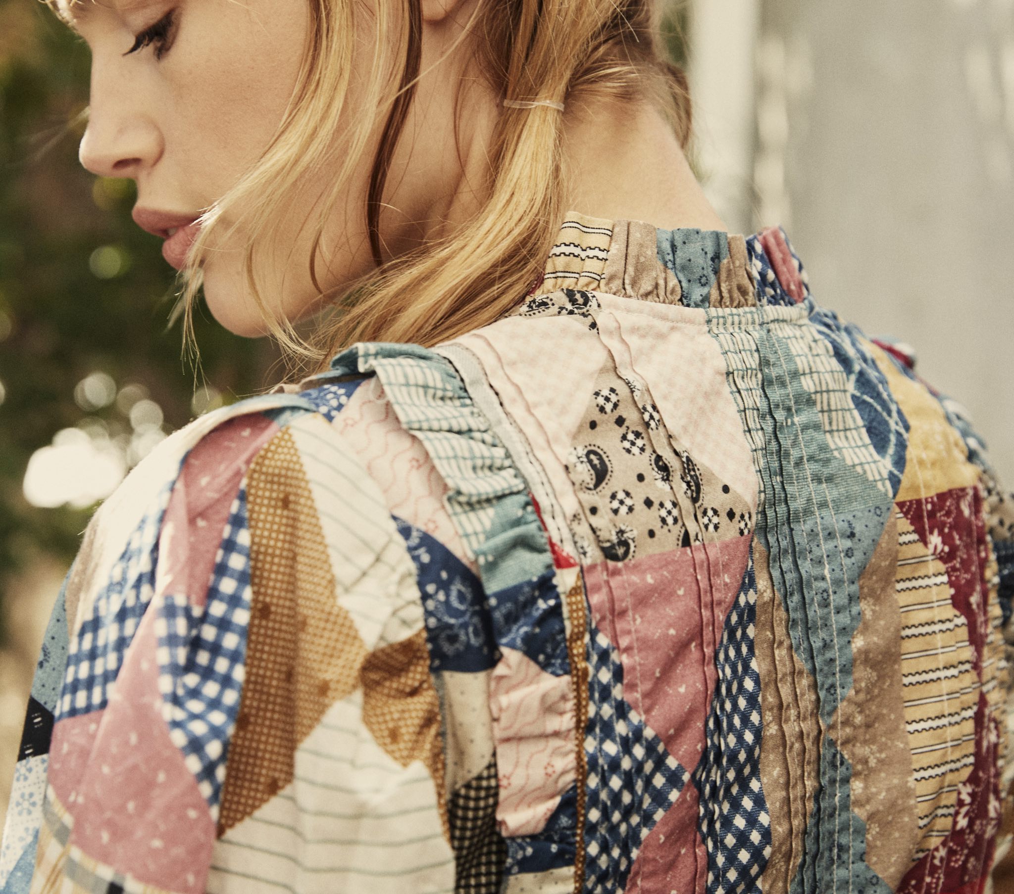 HMD -- AMADINE TOP -- PATCHWORK PRINT