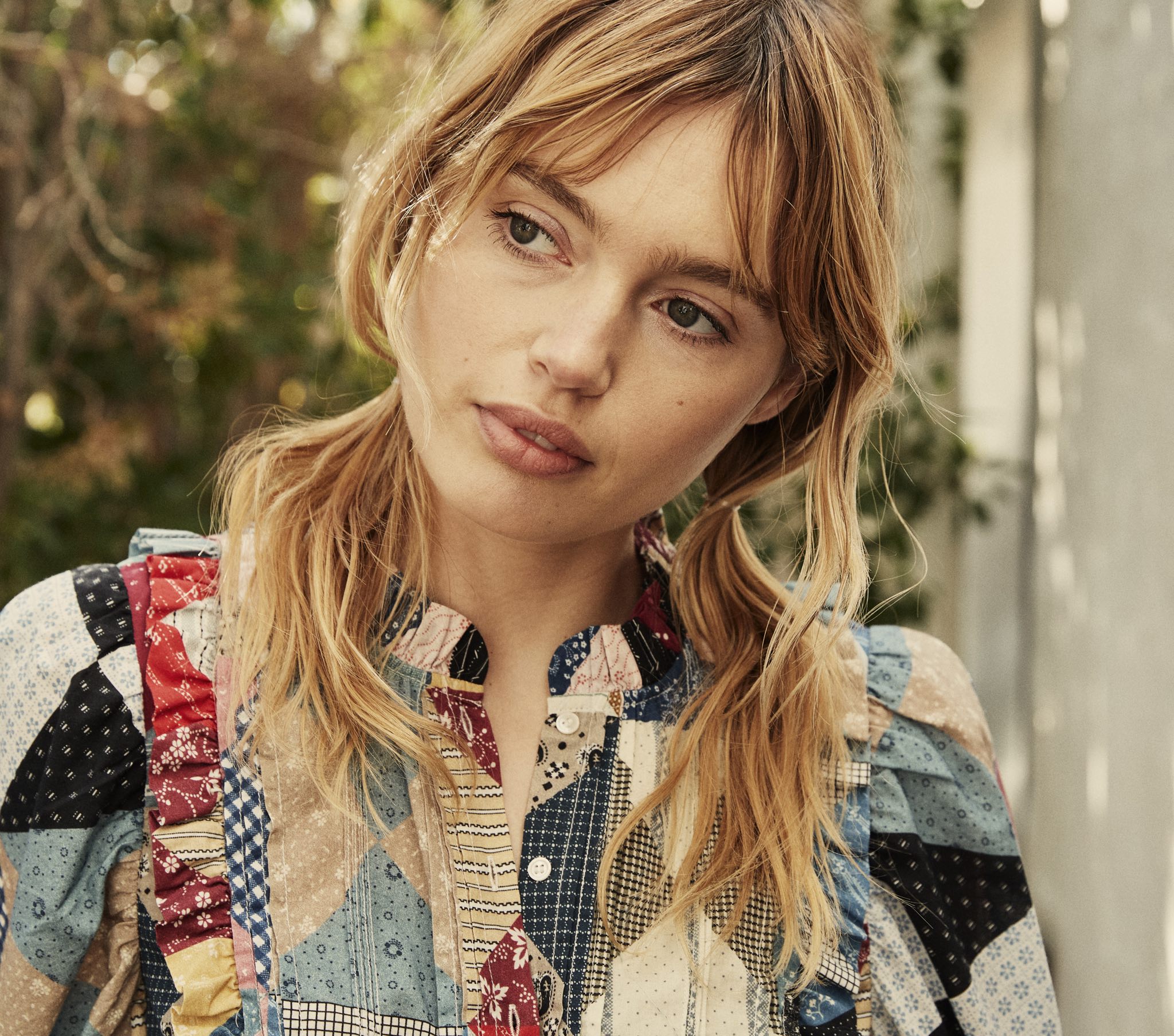 HMD -- AMADINE TOP -- PATCHWORK PRINT