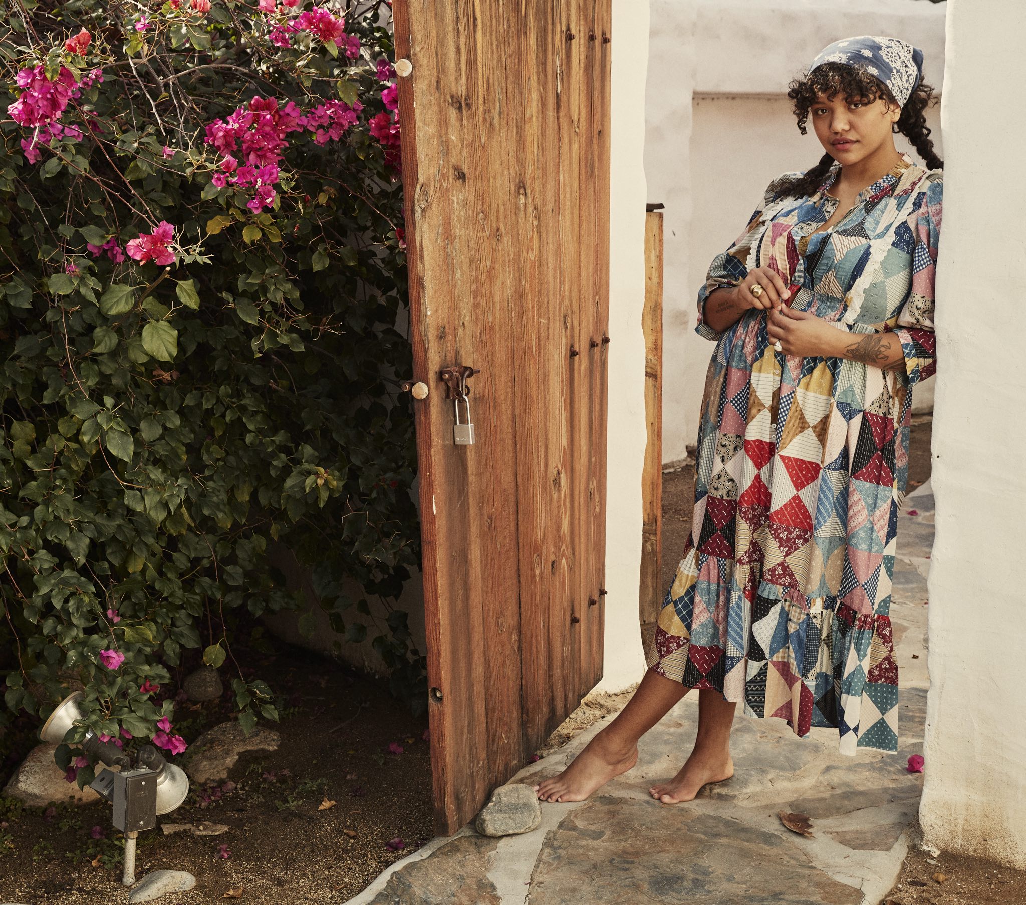 HMD -- DARBY DRESS -- PATCHWORK PRINT