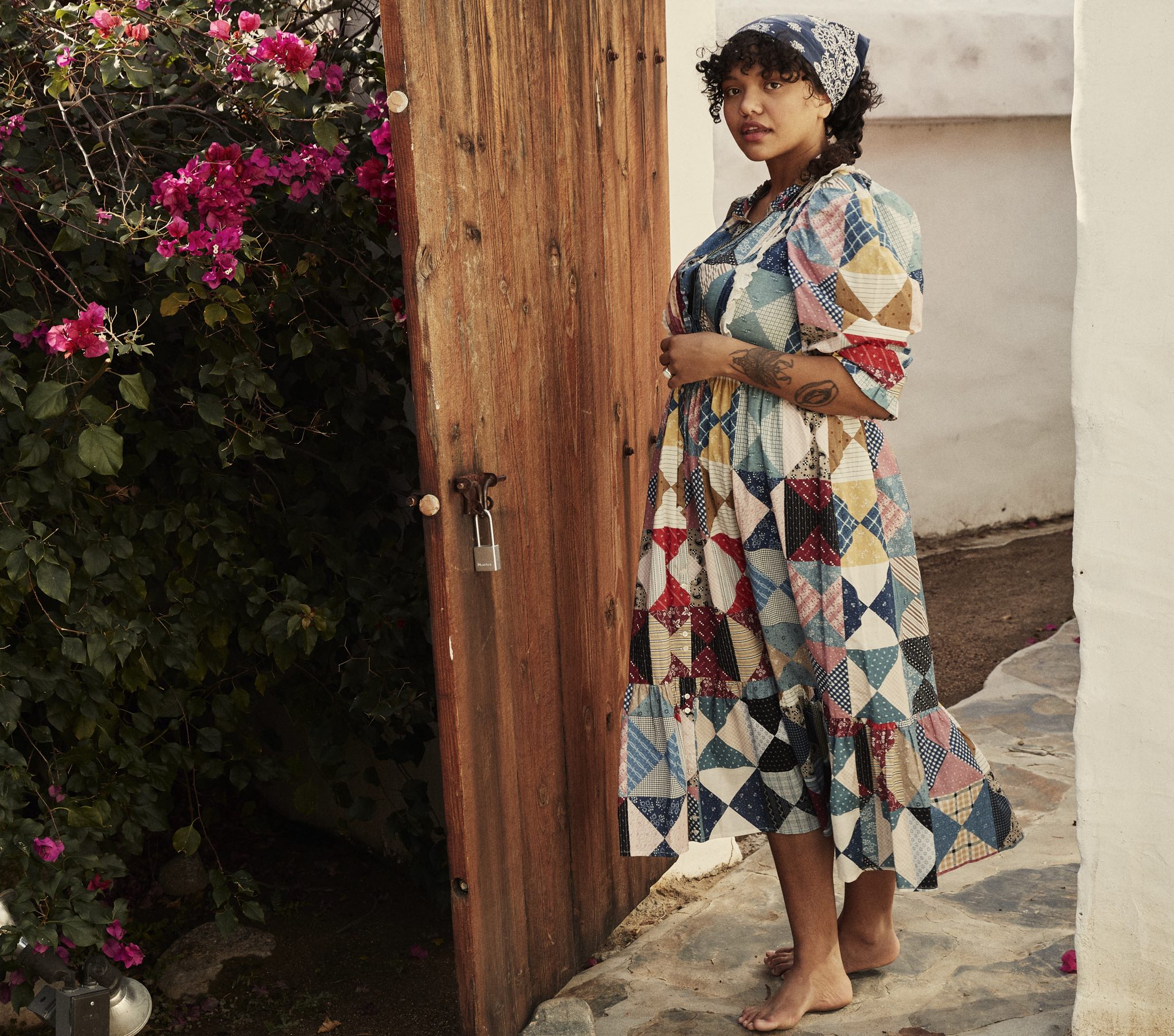HMD -- DARBY DRESS -- PATCHWORK PRINT
