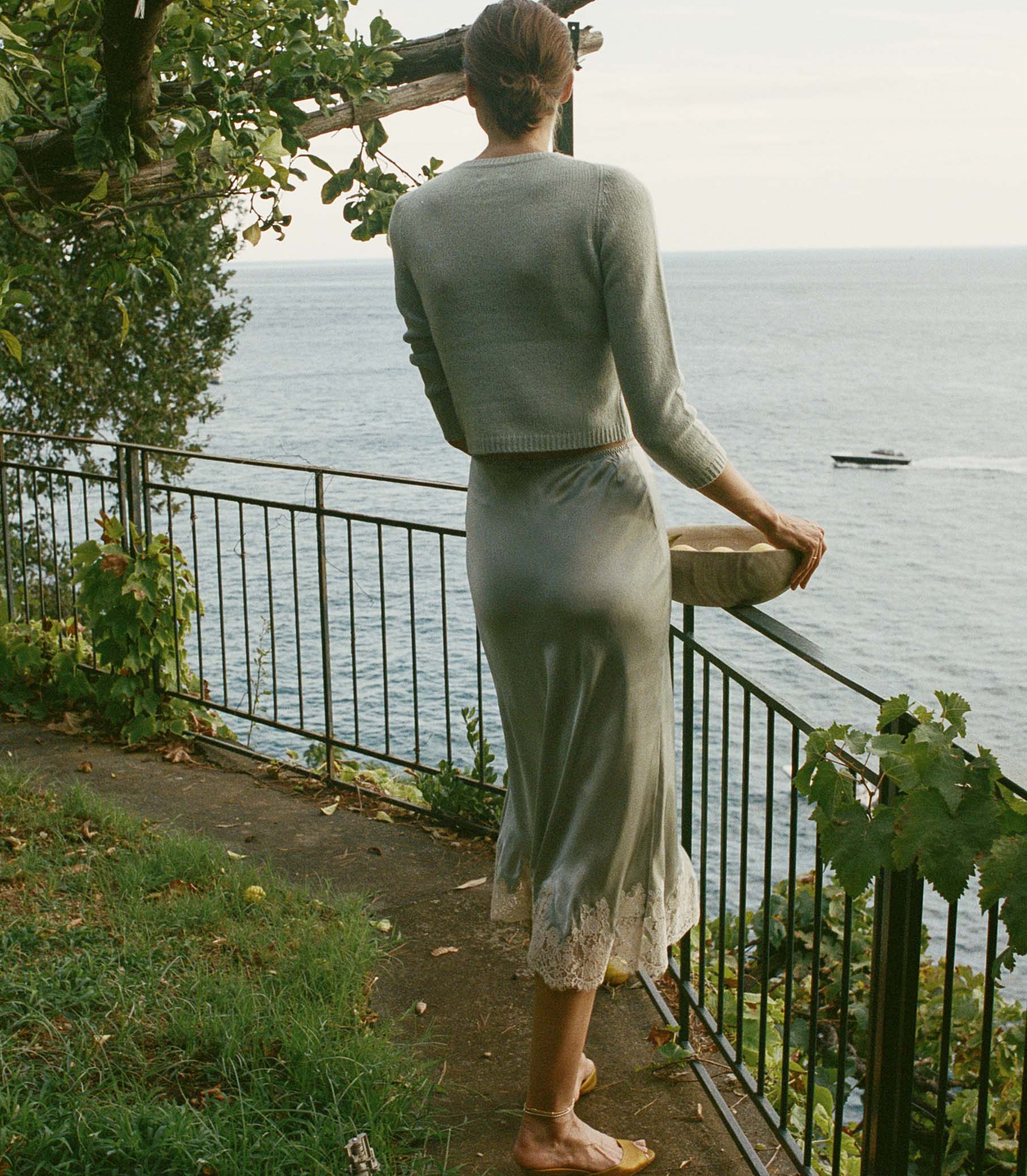 HMD -- ELOWEN SKIRT -- DUSTY BLUE