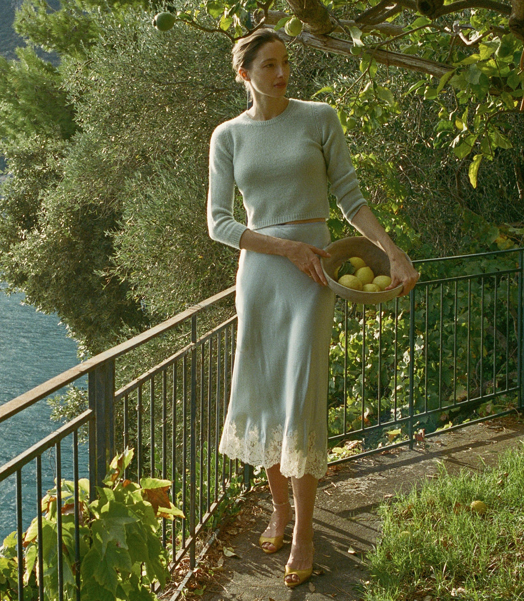 HMD -- ELOWEN SKIRT -- DUSTY BLUE