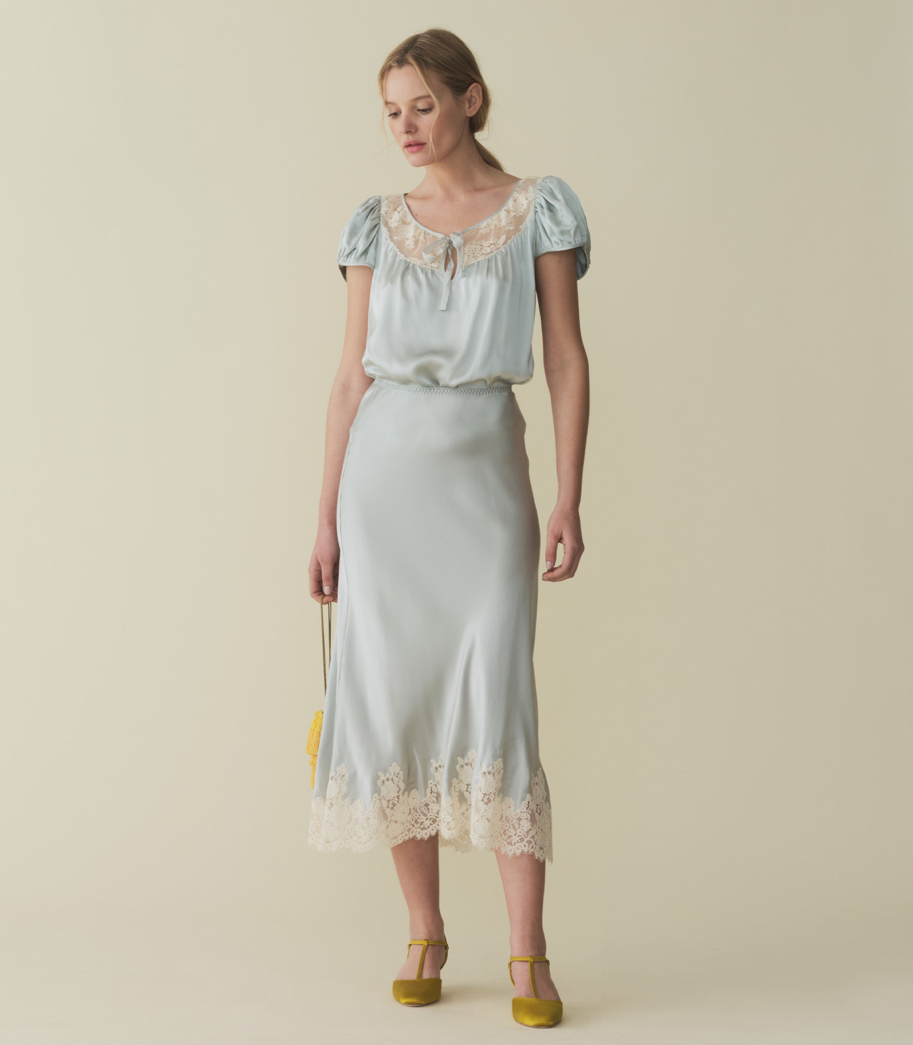 HMD -- ELOWEN SKIRT -- DUSTY BLUE