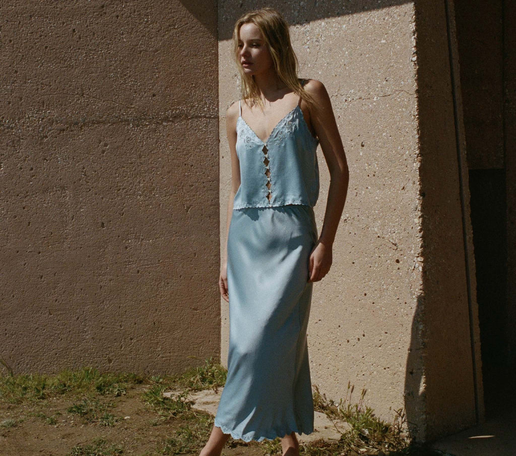 HMD -- ELOWEN SKIRT -- MINERAL BLUE