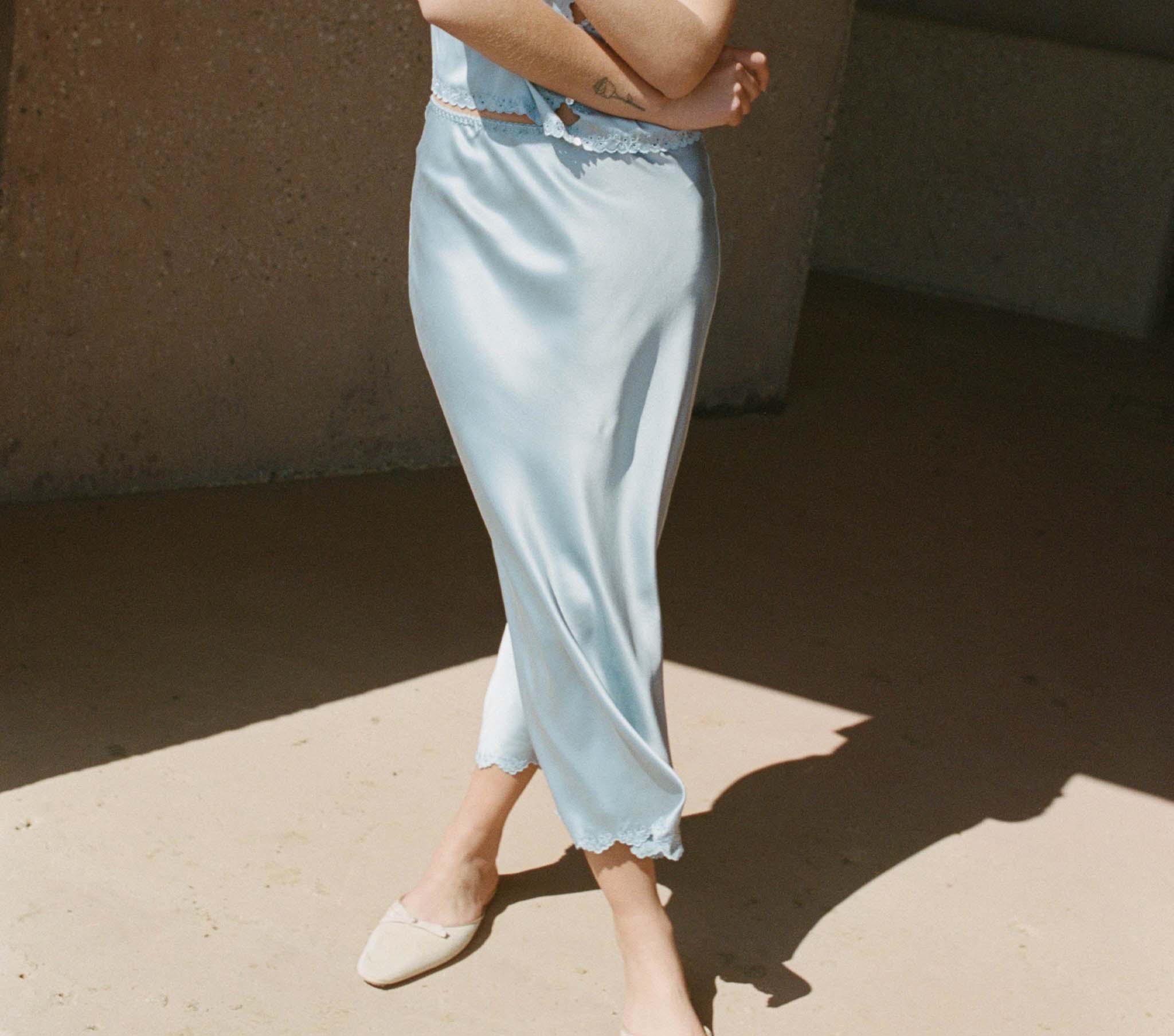 HMD -- ELOWEN SKIRT -- MINERAL BLUE