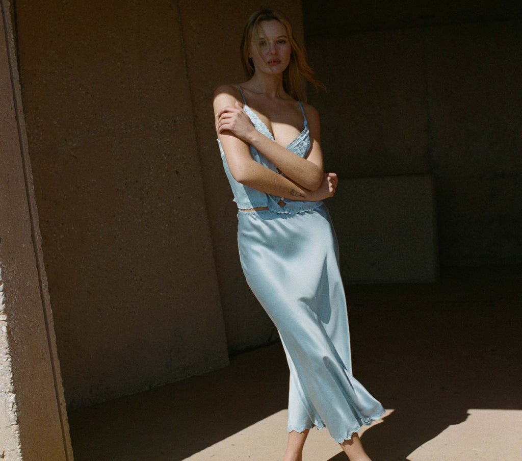HMD -- ELOWEN SKIRT -- MINERAL BLUE