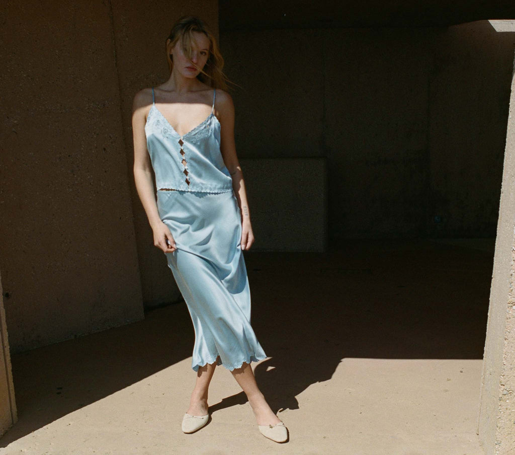 HMD -- ELOWEN SKIRT -- MINERAL BLUE