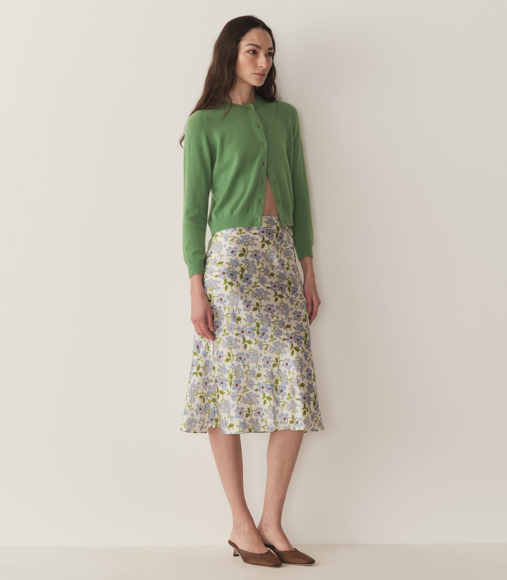 HMD -- ELOWENA SKIRT -- IVORY STRAWBERRY MOON FLORAL