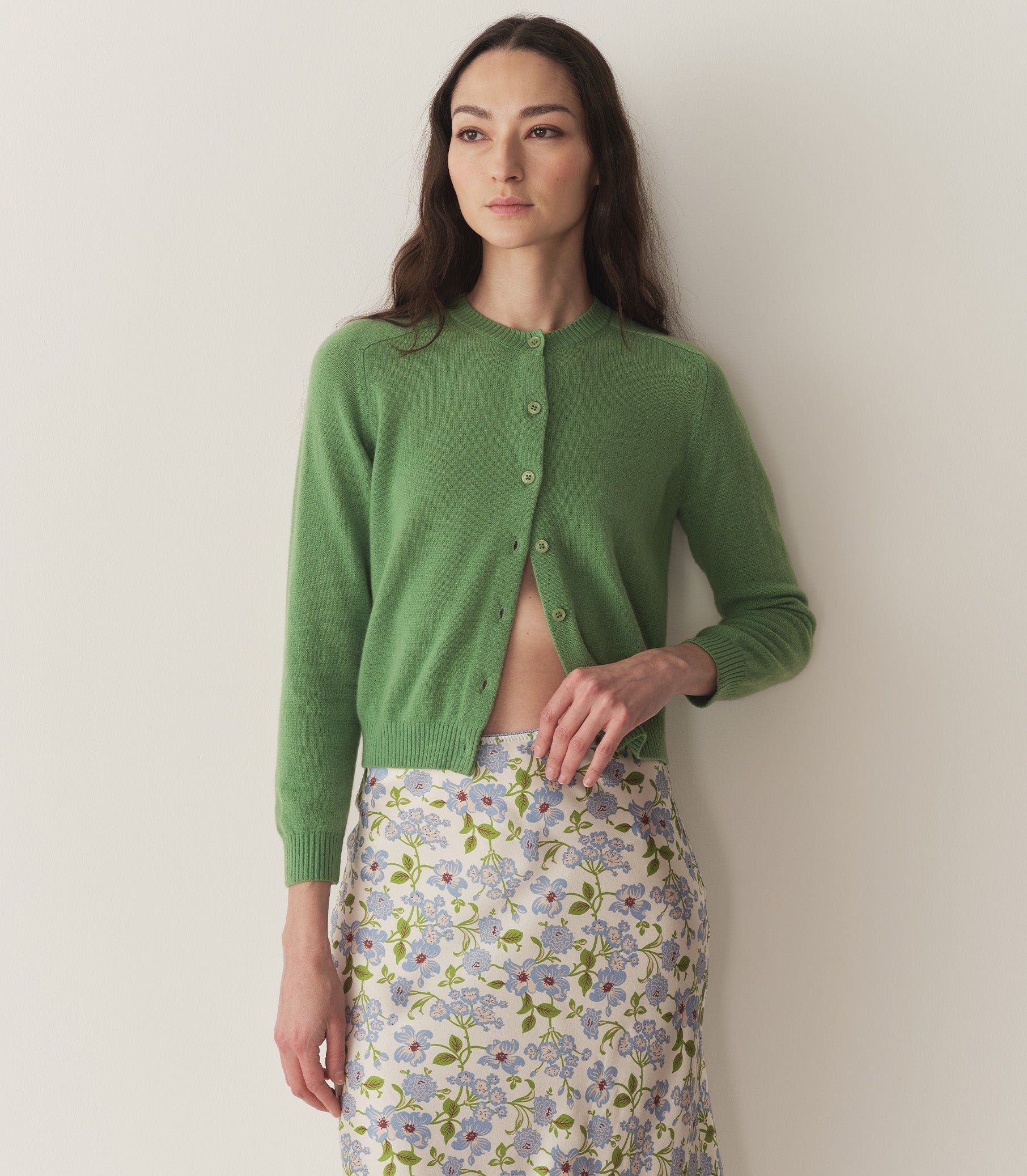 HMD -- ELOWENA SKIRT -- IVORY STRAWBERRY MOON FLORAL