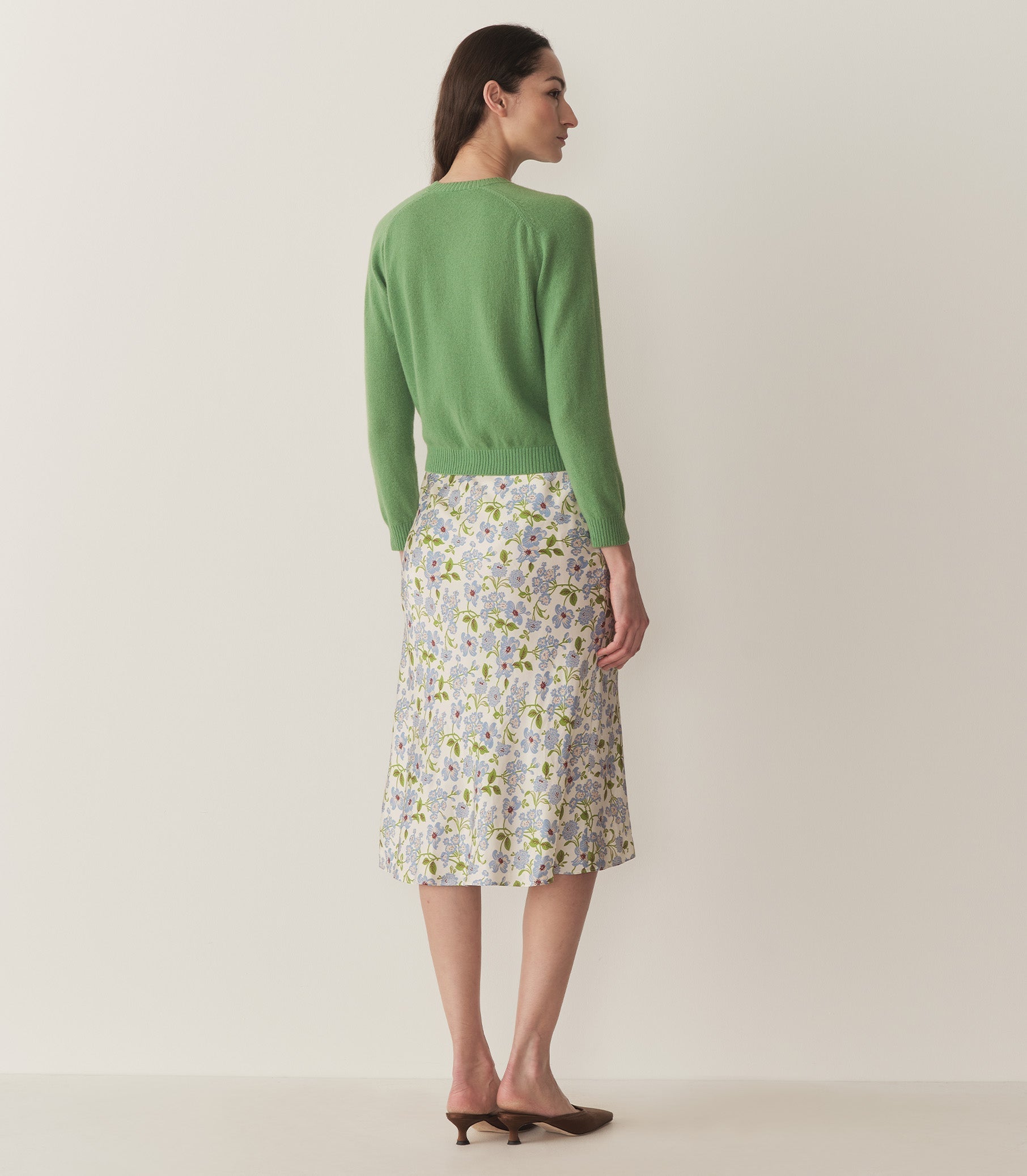 HMD -- ELOWENA SKIRT -- IVORY STRAWBERRY MOON FLORAL
