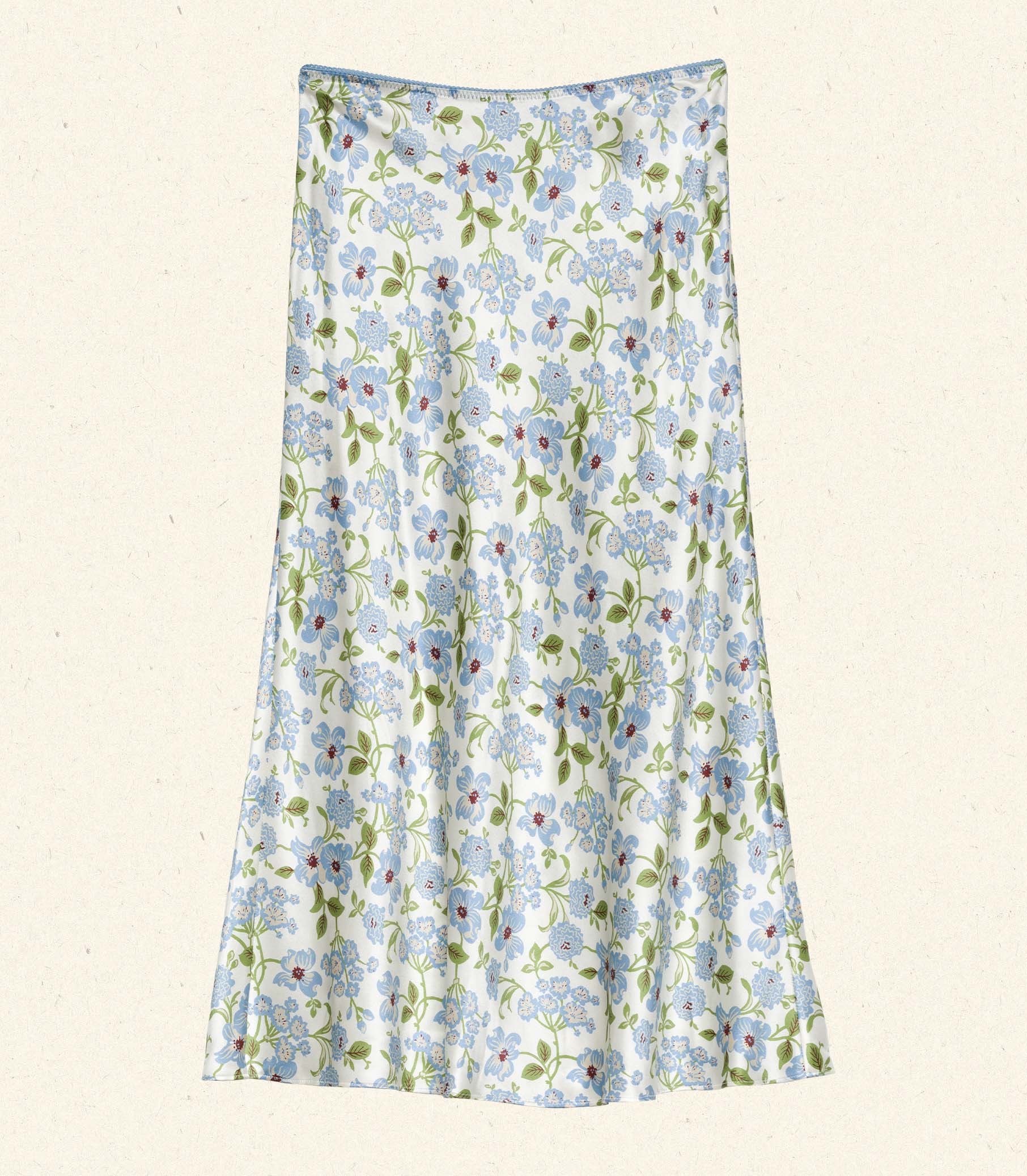 HMD -- ELOWENA SKIRT -- IVORY STRAWBERRY MOON FLORAL