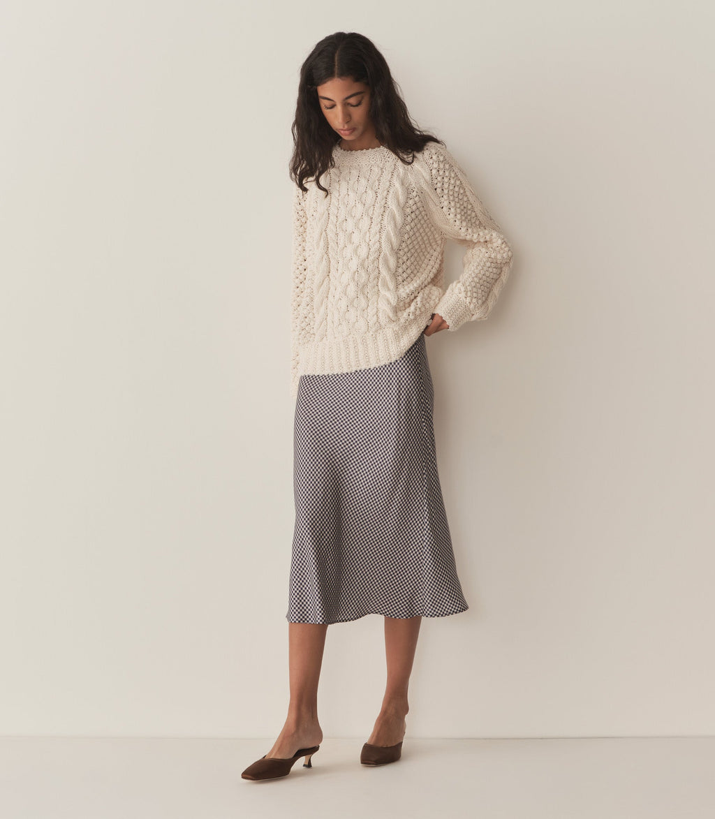 HMD -- ELOWENA SKIRT -- SANTA MARINA GINGHAM