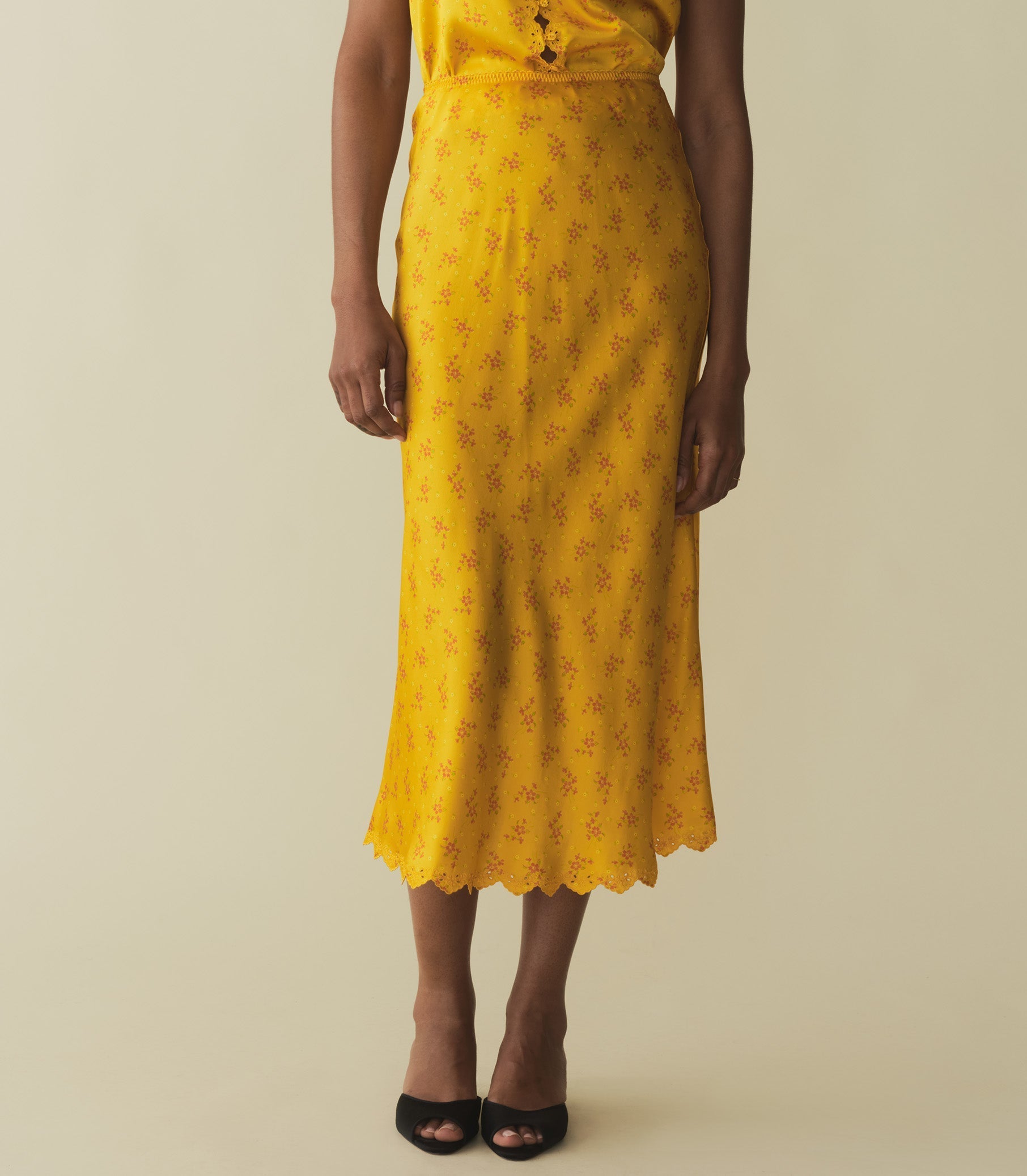HMD -- ELOWEN SKIRT -- GOLDENROD HILLSIDE HEATHER
